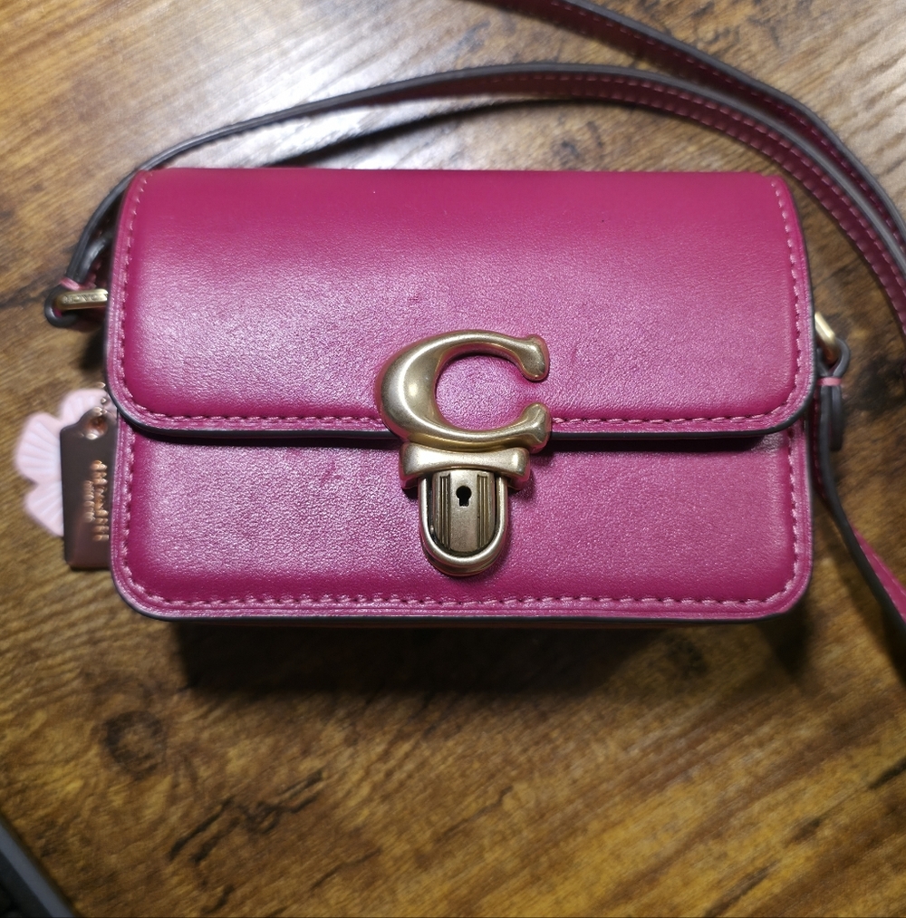 Coach Studio 12 Pink/Hyacinth Mini Crossbody Rare